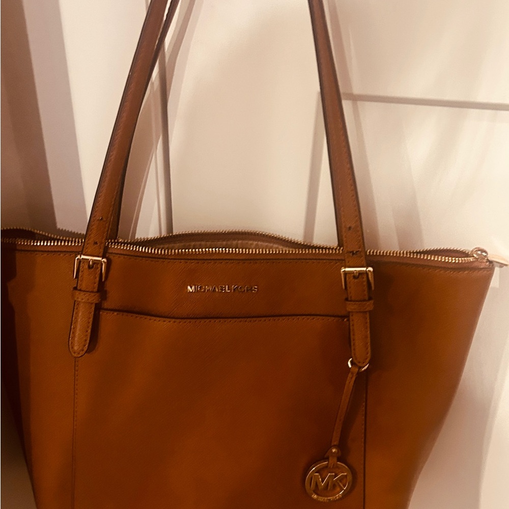 Michael Kors Brown Leather Tote